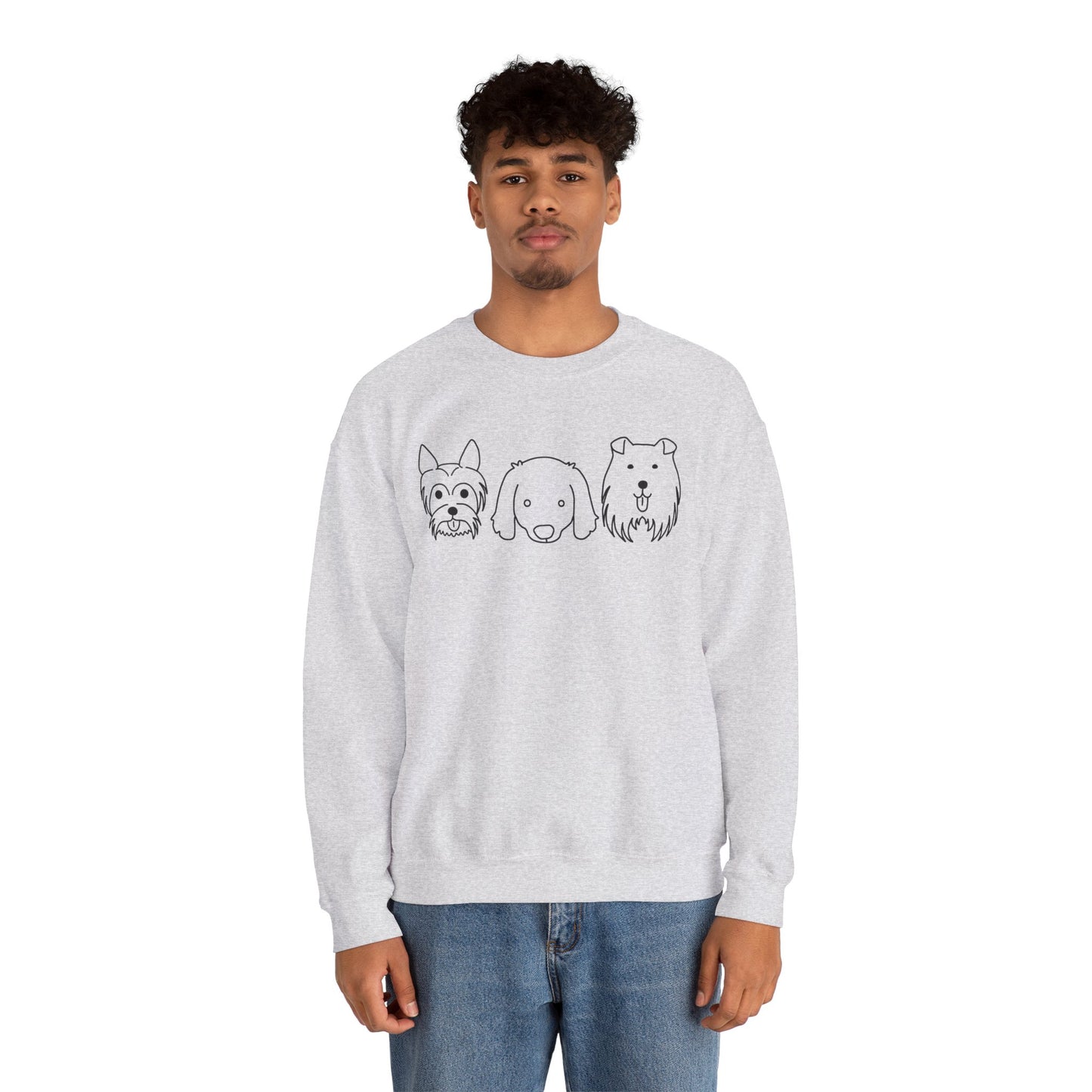 Unisex Heavy Blend™ Crewneck Sweatshirt " 3 Puppies "