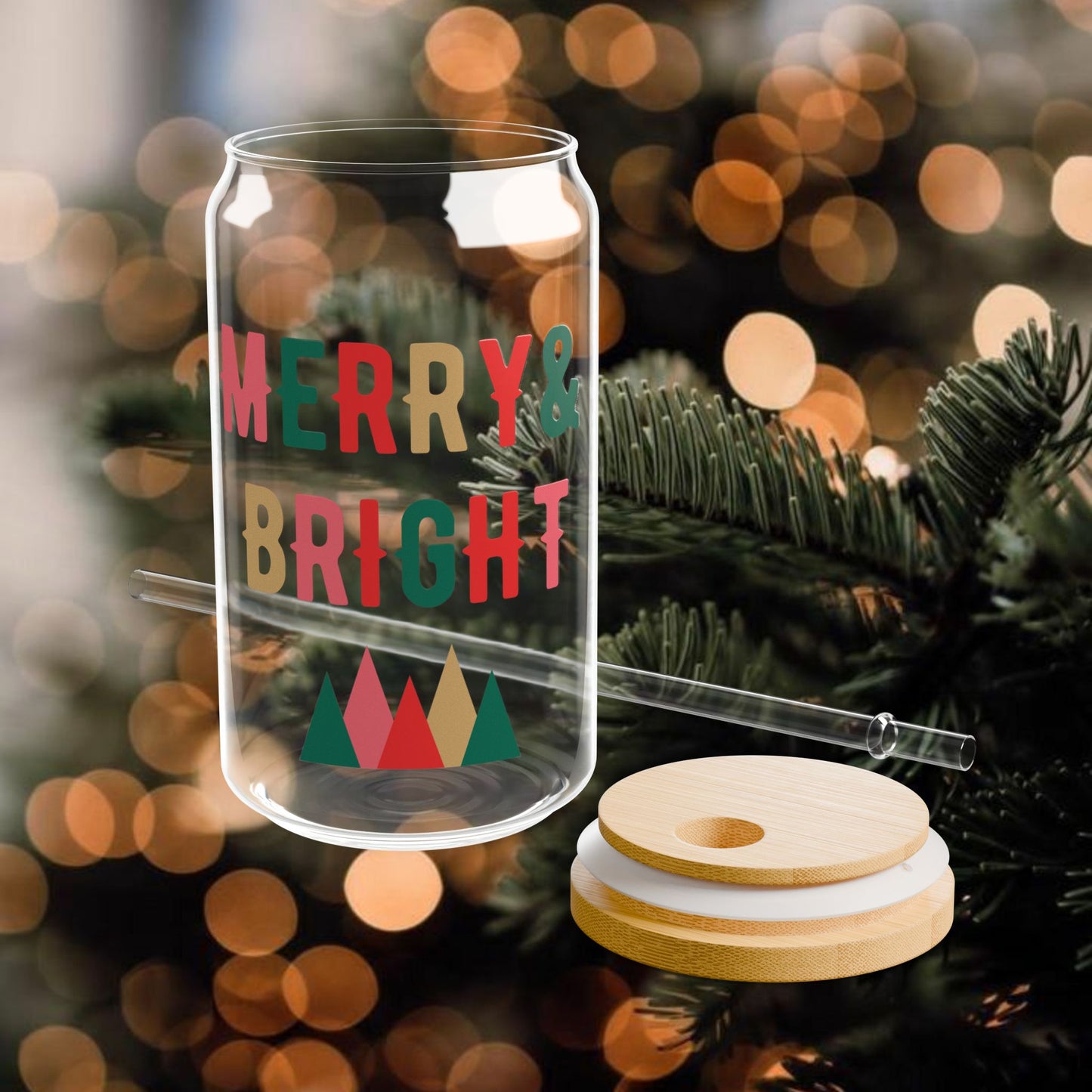 Merry & Bright Glass