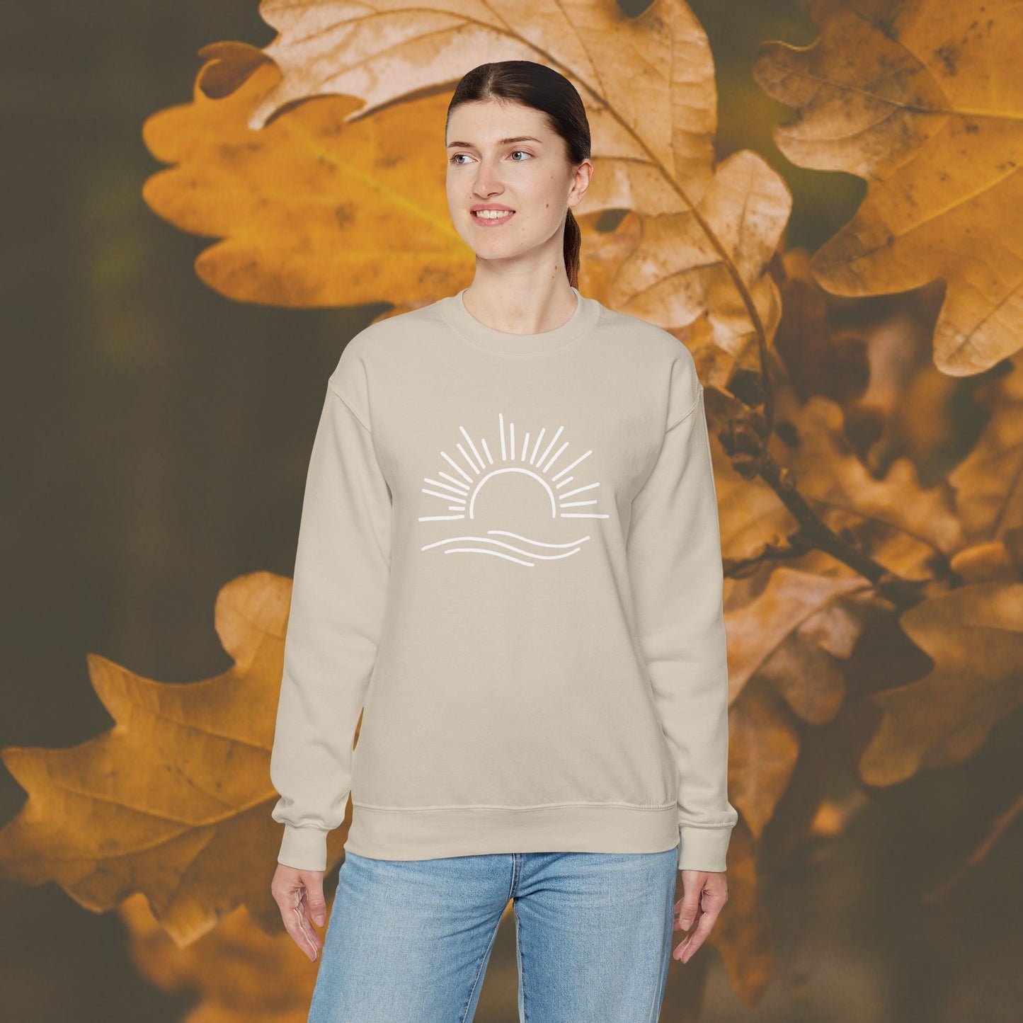 Crewneck Sunshine (white)