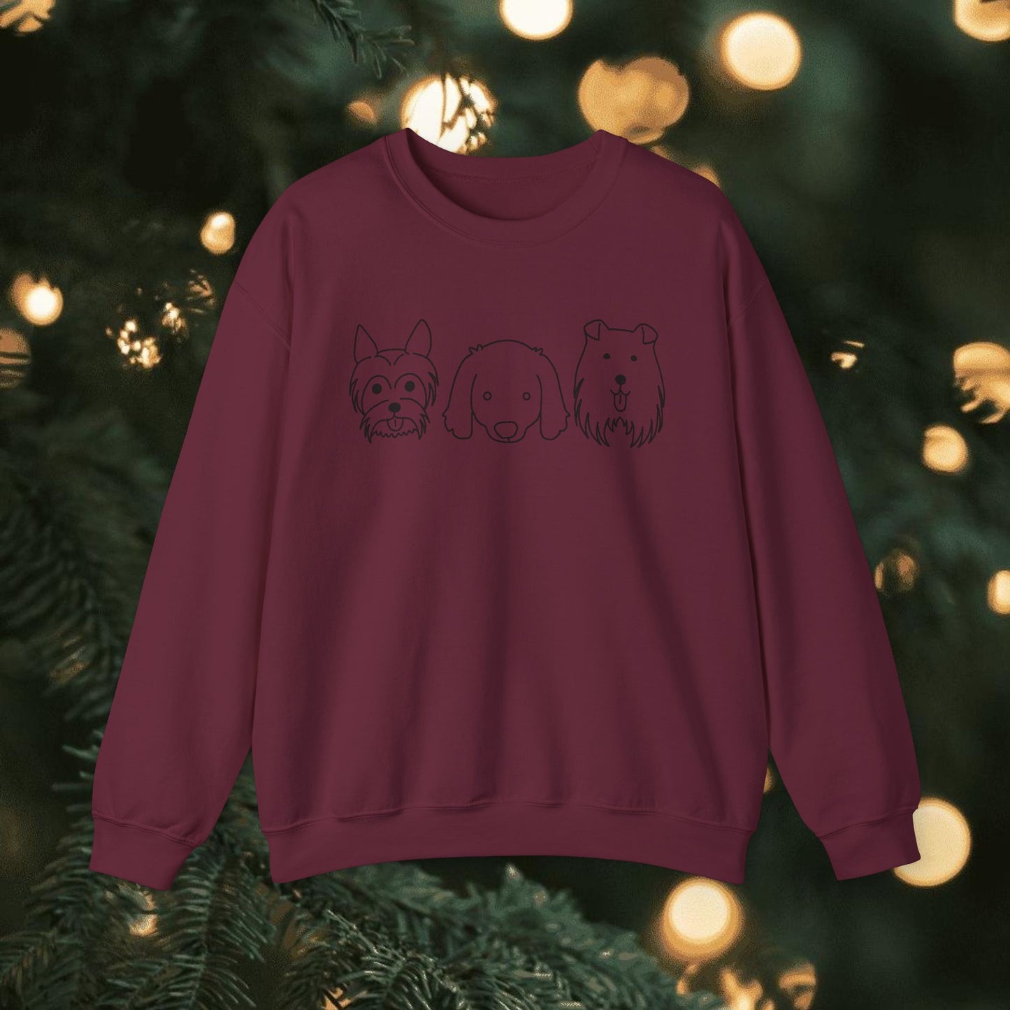 Unisex Heavy Blend™ Crewneck Sweatshirt " 3 Puppies "