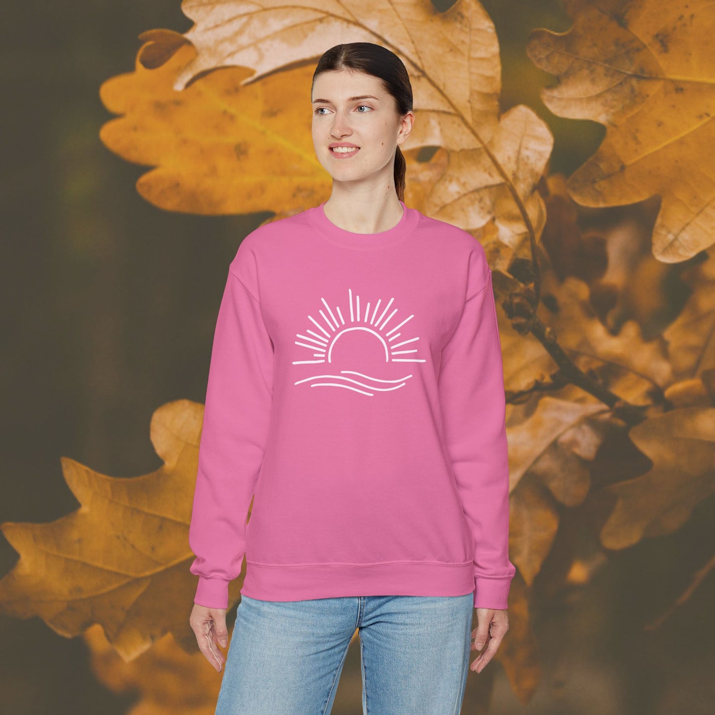 Crewneck Sunshine (white)