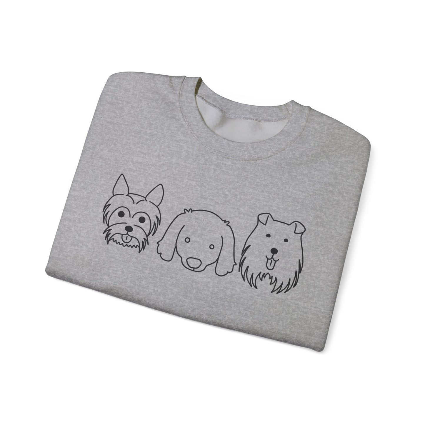 Unisex Heavy Blend™ Crewneck Sweatshirt " 3 Puppies "
