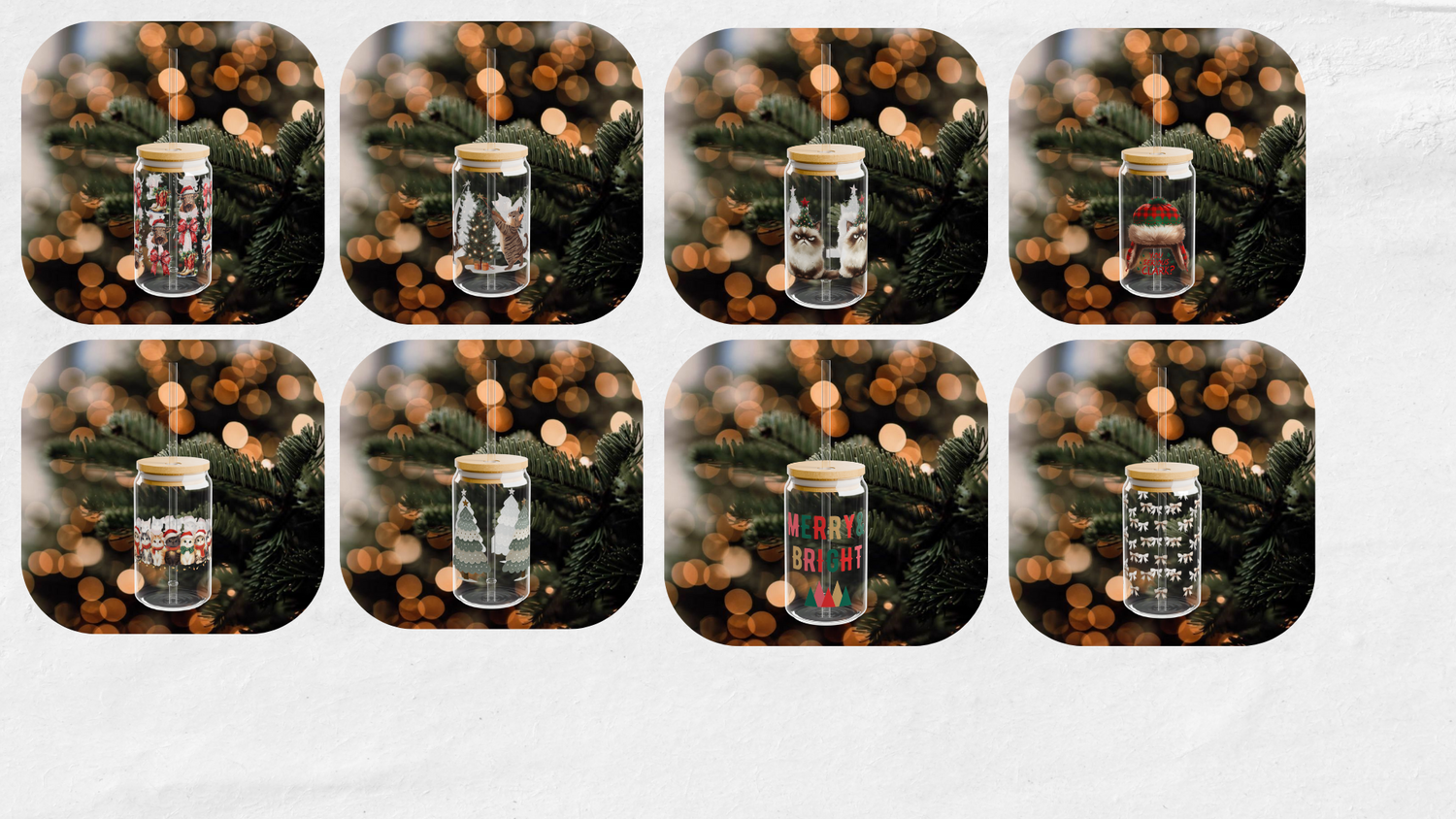 "Holly Jolly Drinkware"