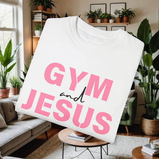 Workout Gym and Jesus Unisex T-Shirt