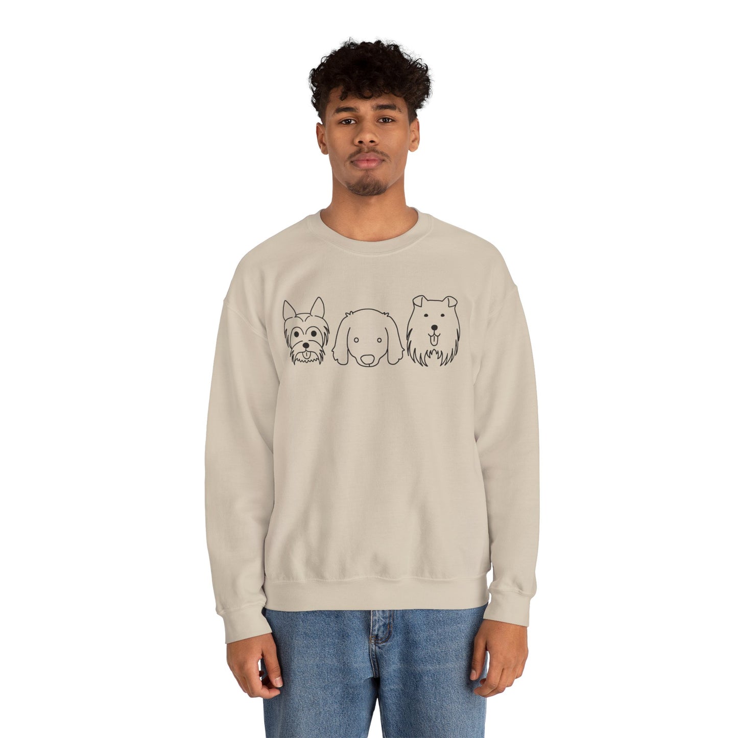 Unisex Heavy Blend™ Crewneck Sweatshirt " 3 Puppies "