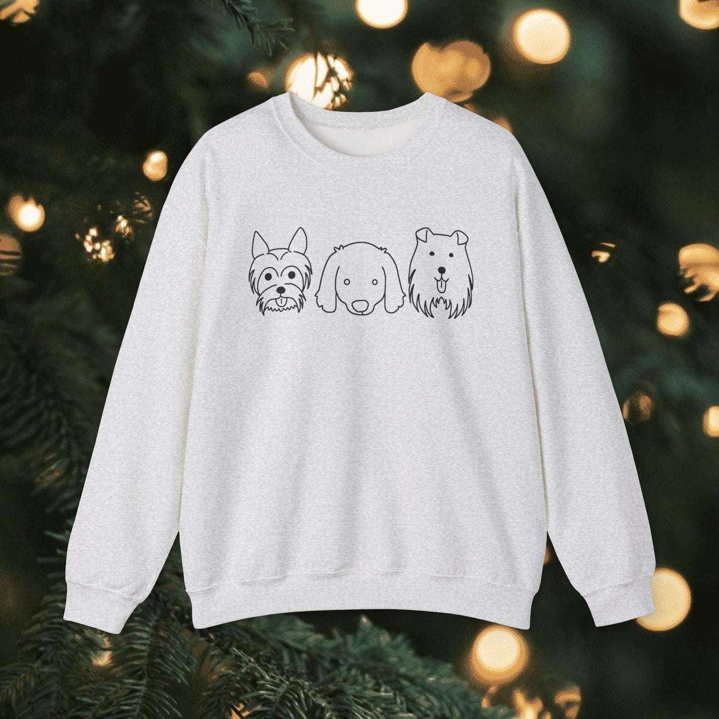 Unisex Heavy Blend™ Crewneck Sweatshirt " 3 Puppies "