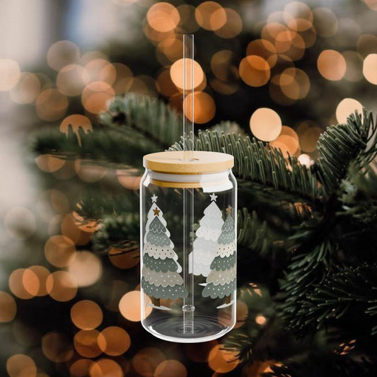 Evergreen Elegance Glass