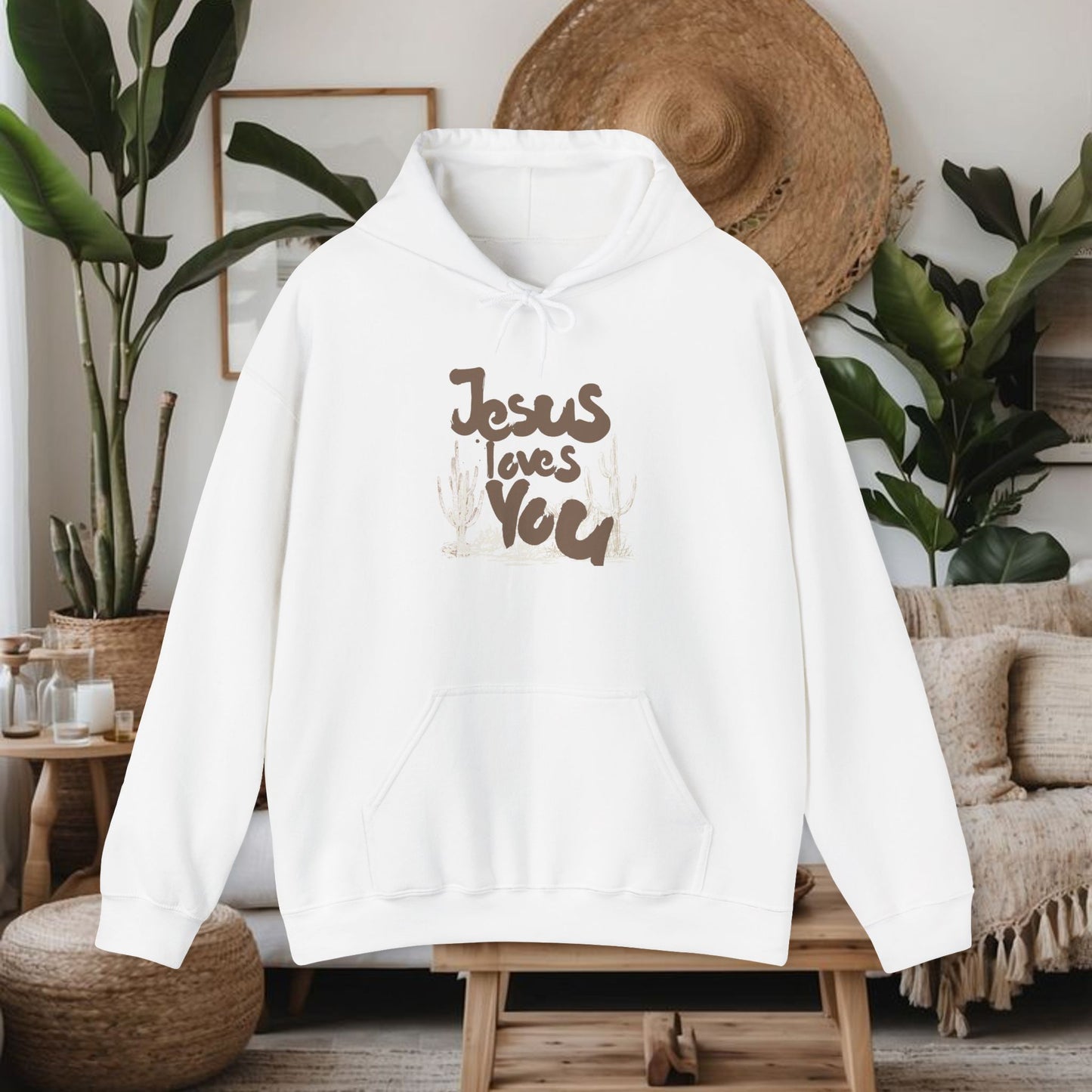 Hoodie Jesus Loves You Unisex Sweatshirt