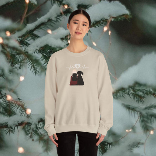 Unisex Heavy Blend™ Crewneck Sweatshirt " I Love My DOG "