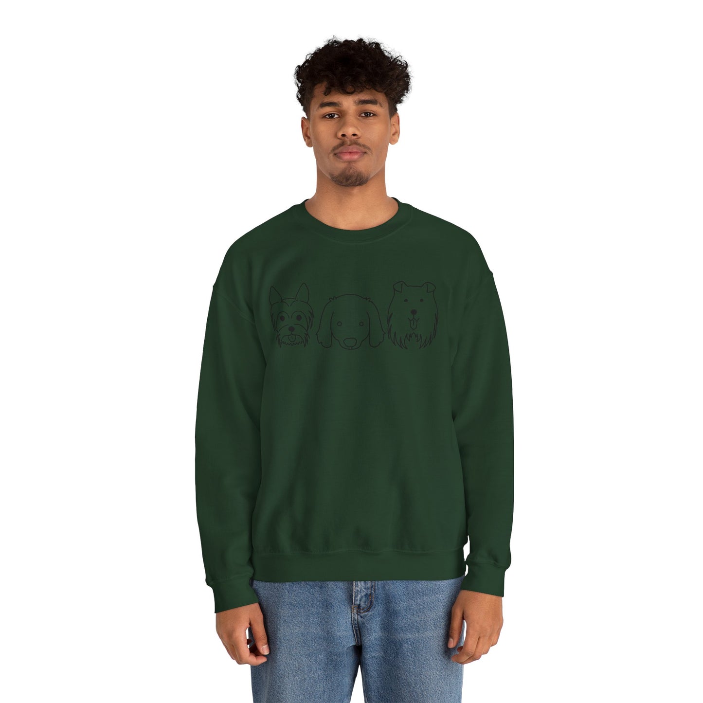 Unisex Heavy Blend™ Crewneck Sweatshirt " 3 Puppies "
